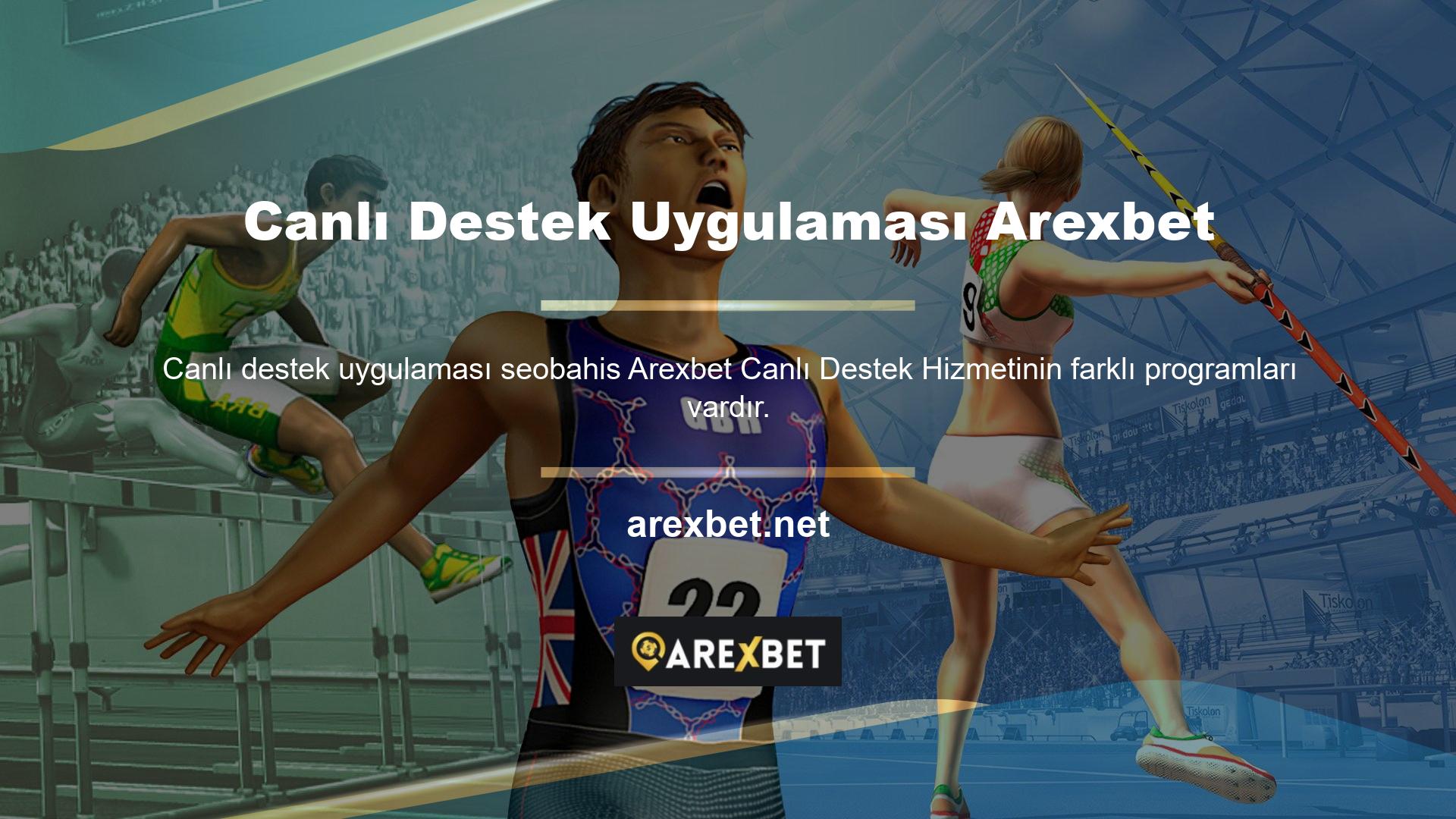 Özelliklerden biri, bahis sitesinin ana sayfası ile çalışan canlı destek hizmetidir